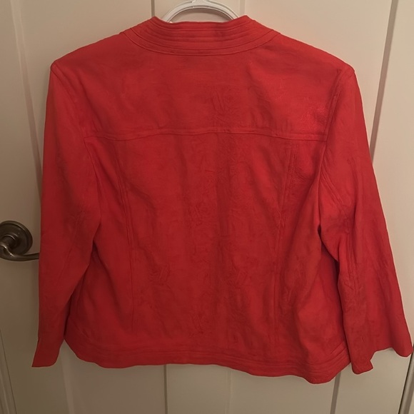 Proportion Petite Conrad C Orange Stretchy Blazer - Picture 5 of 5